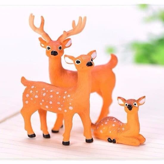 Miniatyr eventyrhage figur tilbehør, mikrolandskap, pla