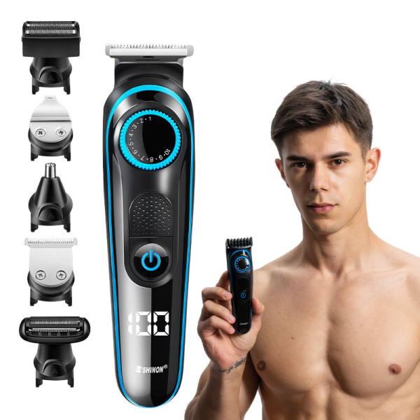 Rakset multifunktionell trimmerkit för män professionell hårklippare