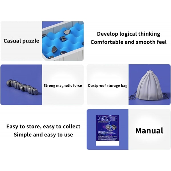 Magnetisk Skak, Casual Spil, Puslespil
