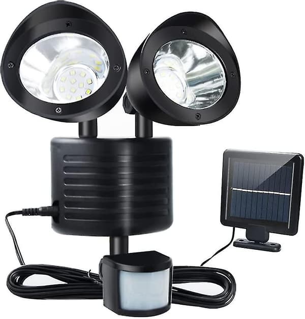 Solcellslampa för utomhus 22 LED-lampor Utomhus LED-belysning med rörelsesensor