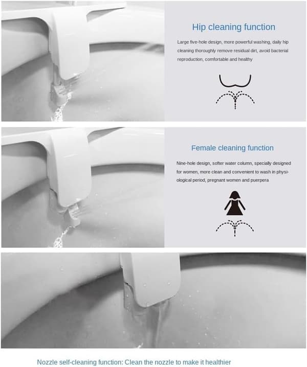 (Hvid) Bidet-base til badeværelse, c-arm