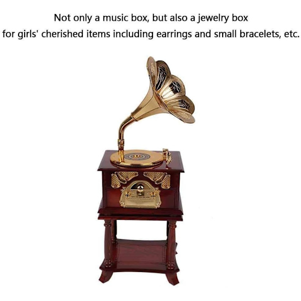 Musiikkilaatikko, Klassinen Trumpetti, Vinyylilevysoitin, Grammofoni, Taidelevy