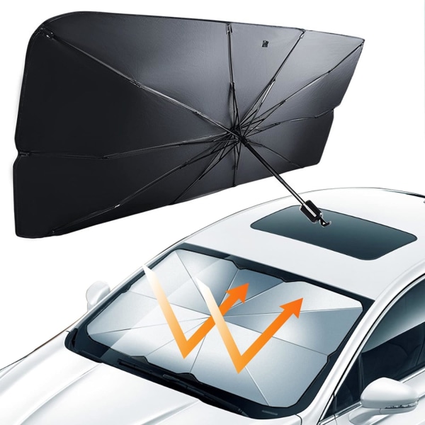 Auton aurinkosuoja, taitettava automaattinen tuulilasi aurinkosuoja, UV-suoja ja Blo