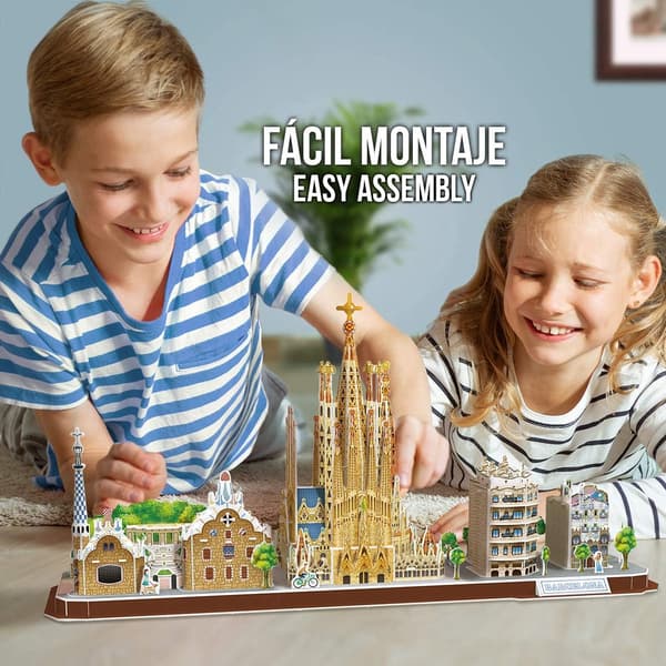 World Brands Barcelona, puslespill for voksne og barn, modeller