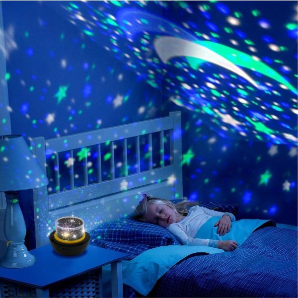1 stycke Star Kids Night Light, Cosmic Night Light Projector, Star