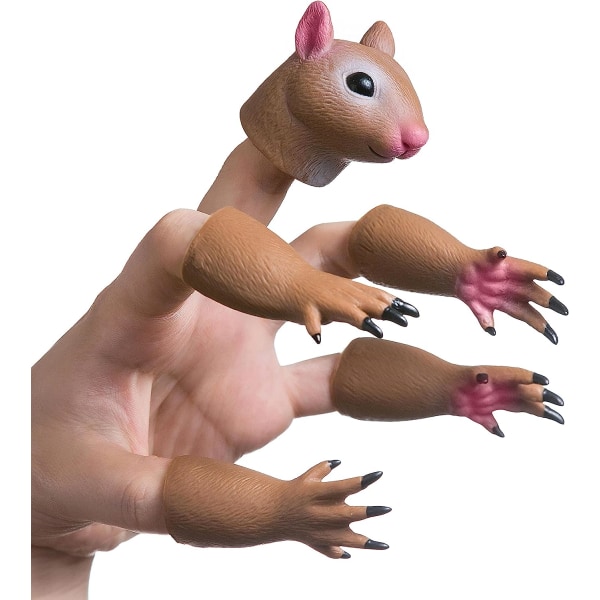 Egern Finger Hånddukke Nyhed Legetøj Finger Dukke Tilbehør