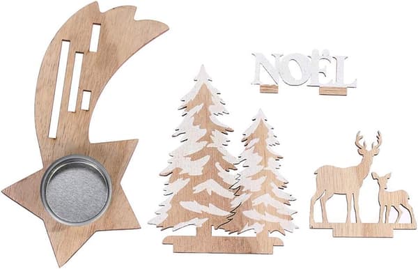 Julestake DIY Lysestake Julepynt i Tre