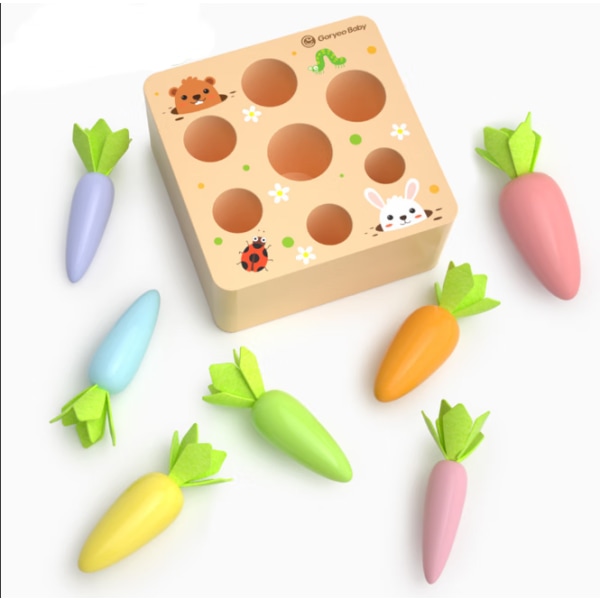 Jouets pour Enfants de 1 an, Couleur Jouets en Bois Jouet Bebe de