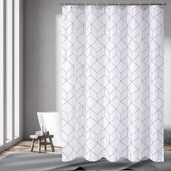 Baderom Badekar Dusjforheng, Polyester, Muggresistent, Vanntett
