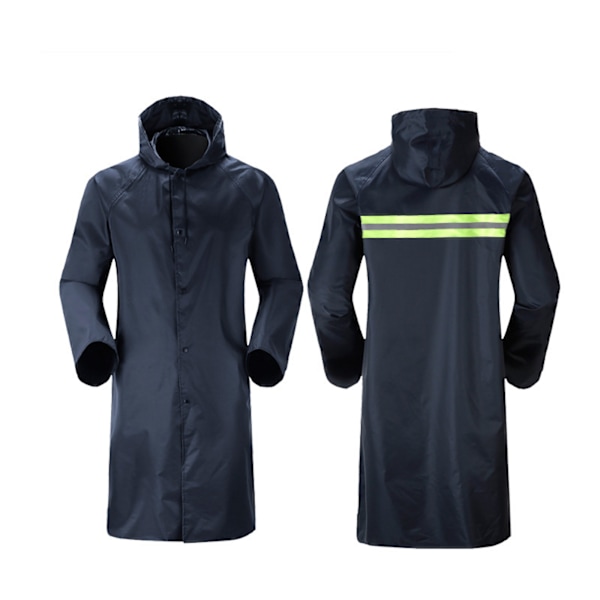 Regnskydd Unisex Återanvändbar Transparent Regnrock Bärbar