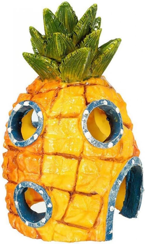 Ananas-hus, harpiks grotte akvarium