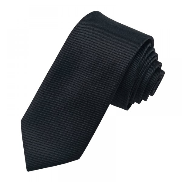 Pack klassiska enfärgade slipsar för män, smala slipsar, smala slipsar f
