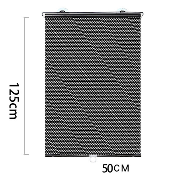 Aurinkosuoja ja aurinkosuojarullaverhot (50*125cm), auto-, koti- ja kylpyhuonekäyttöön