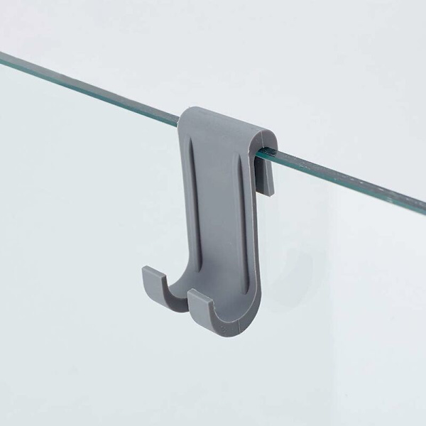 Premium Rustfrit Stål Bruser Squeegee, Hængende Ingen Boring, Sil
