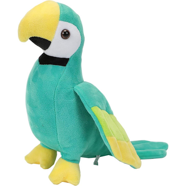 Sööt Macaw-papukaija Pehmolelu, Vihreä Lintupehmolelu, S