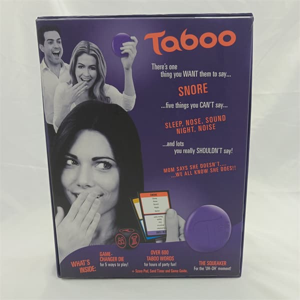 Taboo - et spil med ubeskrivelig glæde