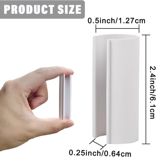 PVC Växthusrörklämma 12,7 mm Skyddande Ram Växthusmembran
