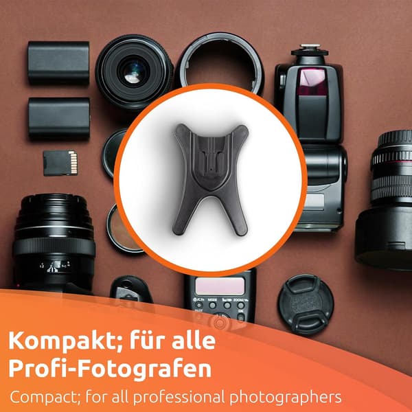 2X Flash Bracket med Integreret 1/4 Tommer Universal Stativ til Hot Shoe