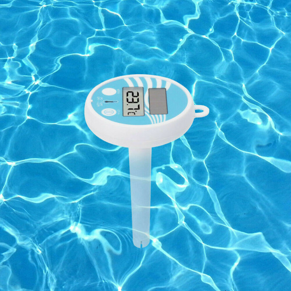Solcellsdriven Pooltermometer Flytande Vattenpool Digital
