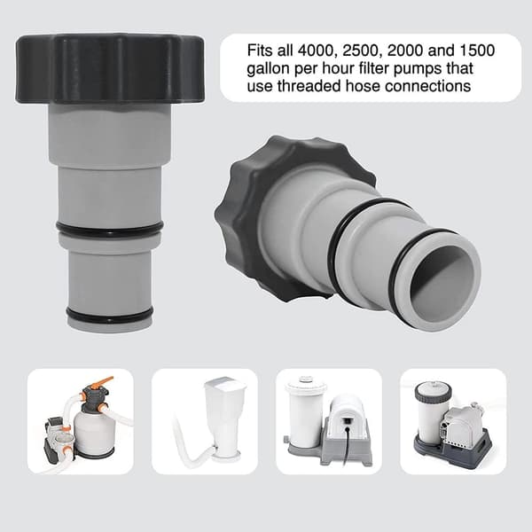 Reserve Slange Adapter til Pool - Adapter med Klemme