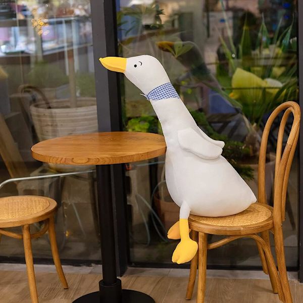 Plush-lelu Realistinen Ankka Nuken Keltainen Ankka Täytetty Eläin Teko