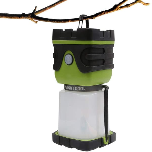 LED Camping Lanterne, Kraftig 1000lm Campinglampe, Justerbar