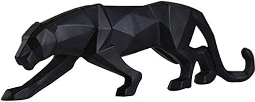 Panterskulpturpynt, Panterskulptur/statue Moderne Geom