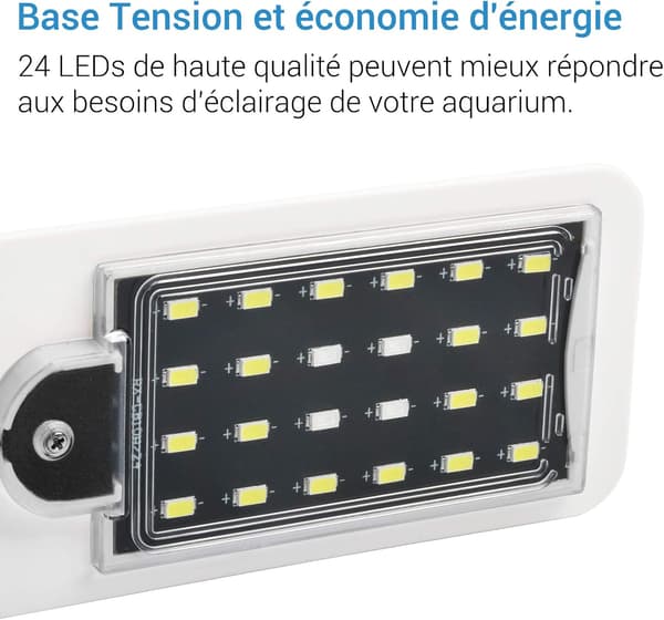 Ultra-lille LED-lys til små akvarier, Mini akvarium klipslys
