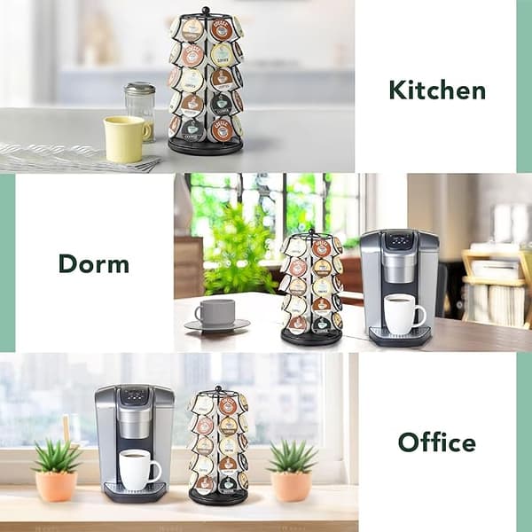 Kaffekopholder - Kapselholder - Drejelig - Rustfrit stål