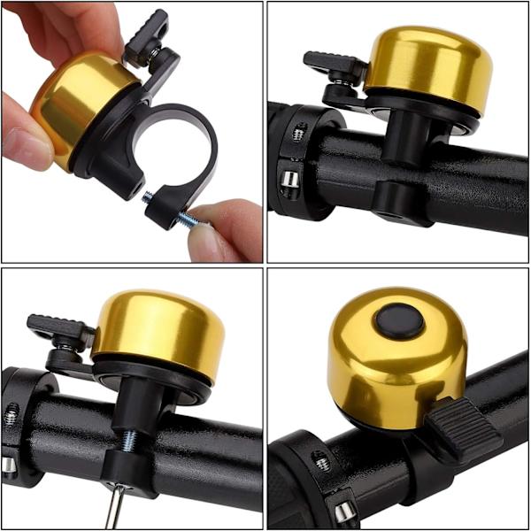6 Aluminium Cykelklockor