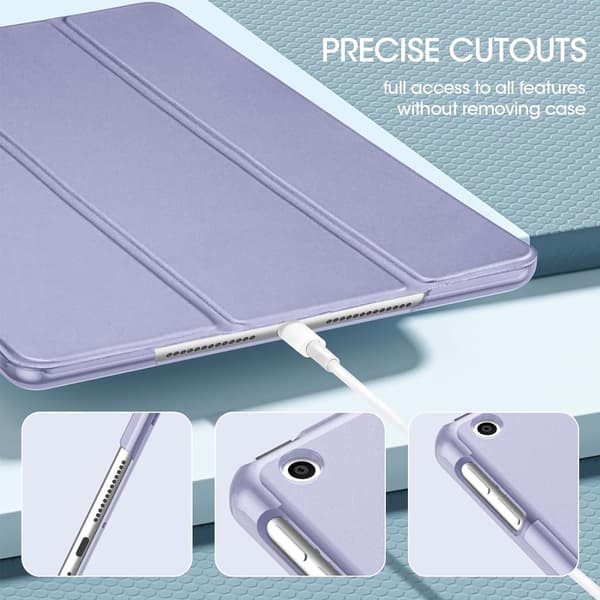 Etui til iPad 10.2 Etui iPad Deksel 7./8./9. Generasjon Lilla