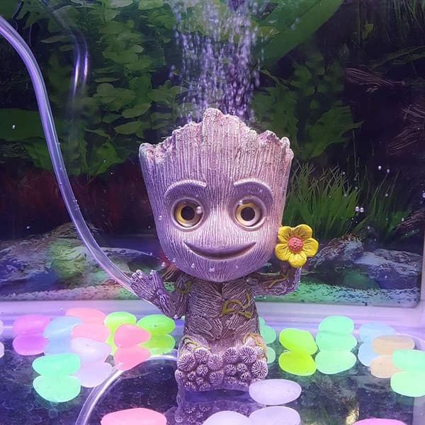 Groot Air Bubbler Akvariedekorasjoner - med luftboblestein
