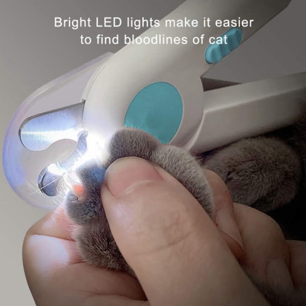 Hundeklippere og Trimmere, Kloklippere for Kjæledyr med LED-lys, Rosa