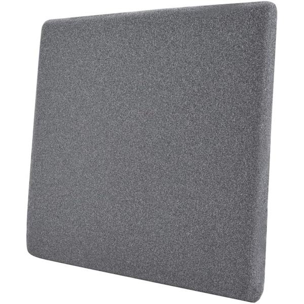 Grå Firkantet Memory Foam Sædepude