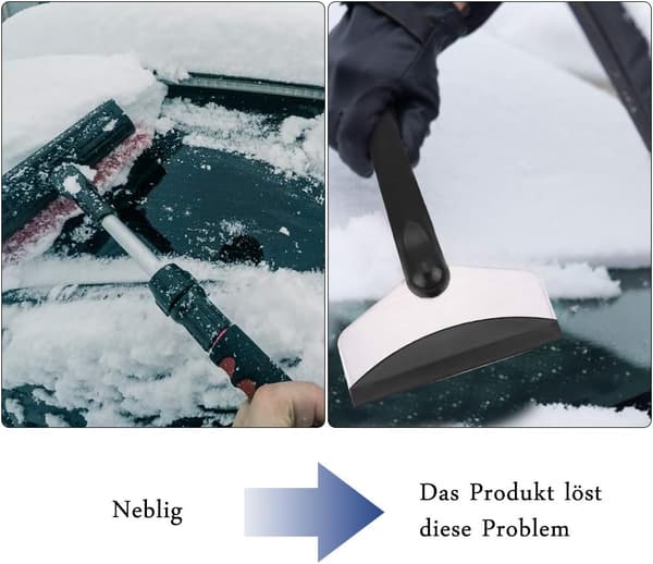 Isskrape, isskrape snøskuffe snøfjerningsskuffe for bil