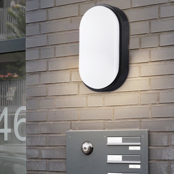 Ellipsformad LED-vägglampa Taklampa Vägglampa Belysningsarmatur