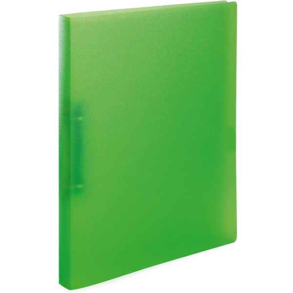 Ring binder A4 translucent light green, narrow, 2 rings, 25 mm wi