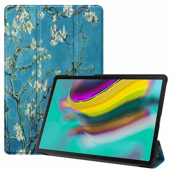 Stativ Målat Läderfodral för Samsung Tab A 10.5 T590 T595