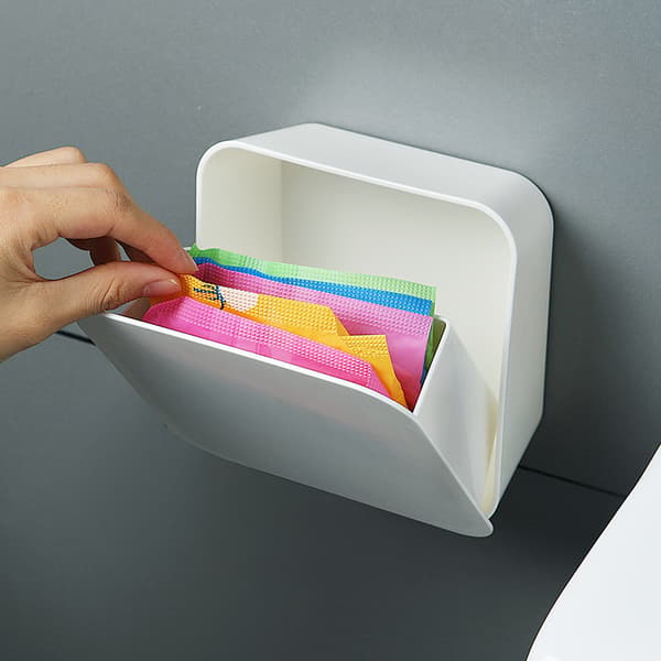 Toaletbord Topp Vanity Badrum Väggmonterad Perforeringsfri