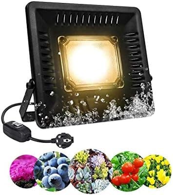 Imitert sollys plantefylllys 500w (4000k sollys)