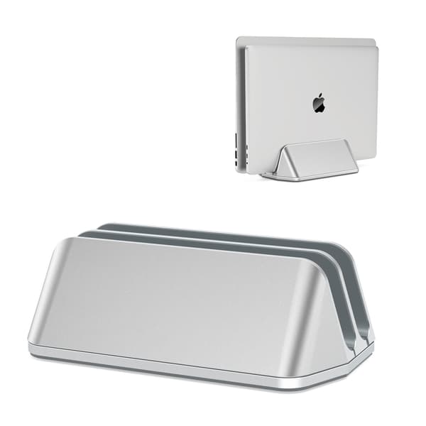 Vertikalt laptopstativ i aluminium, justerbart notatbokstativ