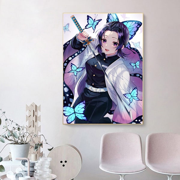 30x40cm 5D DIY Diamantmålning Set för Vuxna och Barn - Attack on Titans