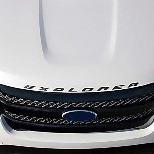 3D Bokstäver ABS Front Huv Kompatibel för 2011-2021 2022 Emblem Ex