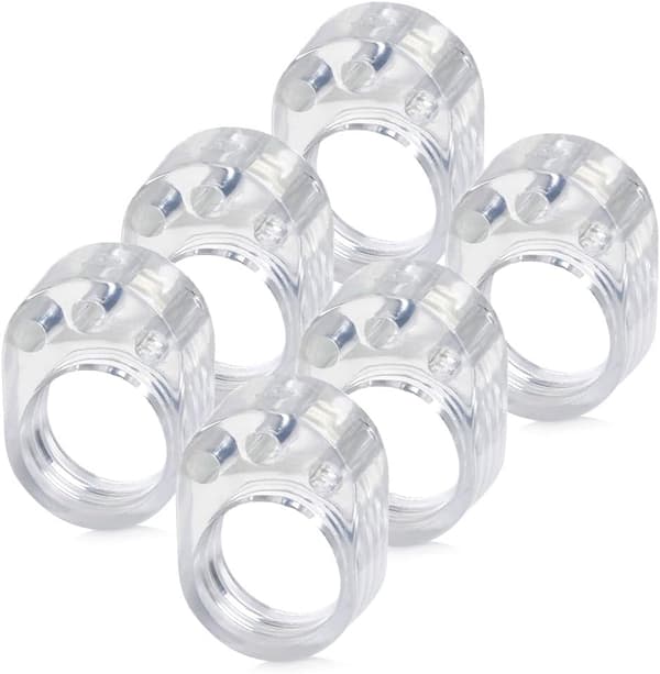 Dörrhandtagskydd - set med 6 transparenta dörrhandtagskydd