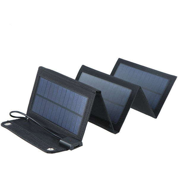 Bärbar Solcellsladdare 5VUSB Mobiltelefon Utomhus Bärbar Sol