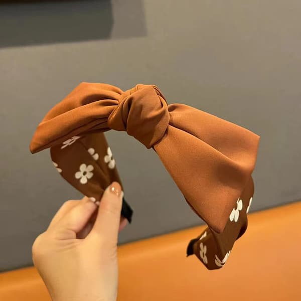 (Blomst) 3 stk. Hårbøjler til kvinder Boho Wrap Tie Mode Hårbånd Elastisk Twist Hår