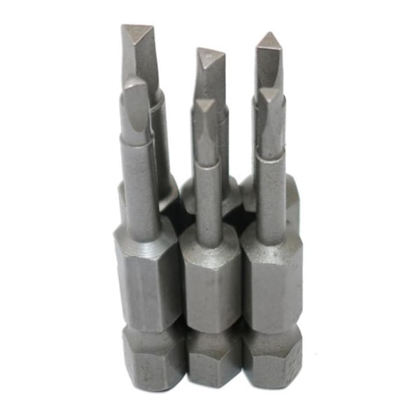 2 st 6 stycken Magnetiska Triangelhuvud Skruvmejselbits 50mm S2 Stål