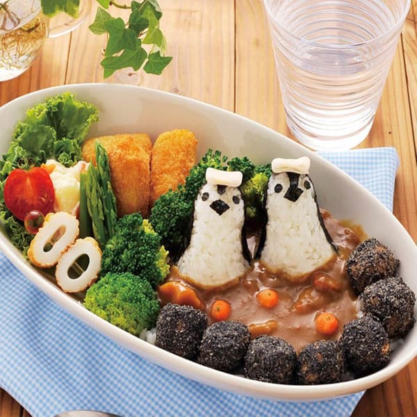 Sushi-sett Risbolleformer Bento-tilbehør Barn Sandwich