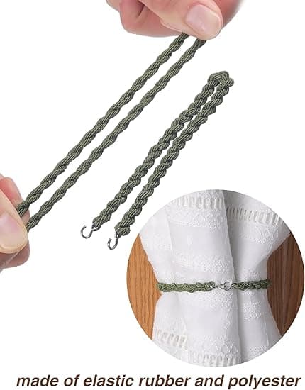 12 stk. Elastiske Støvle Stropper Militære Benstropper Blousing Suspenders