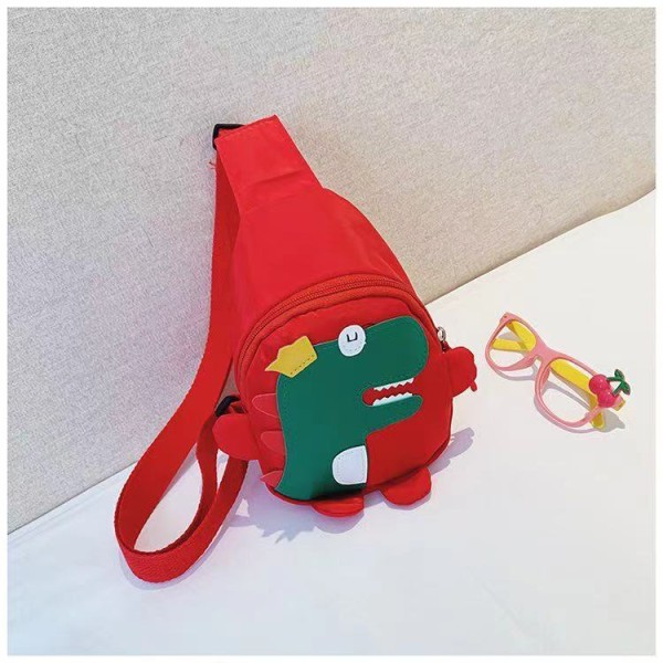 Pojkar och flickor Crossbody Söt Dinosaur Bröstväska Koreansk Version